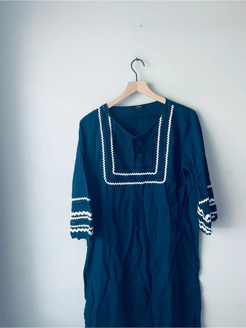 J. Crew Navy Swim Cover Dress
